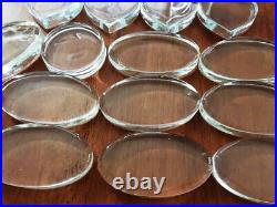 17 NEW Blank Glass Paperweights for engraving-Oval, Heart, Round and Vertical