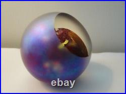 2000 Glass Eye Studio GES Celestial Series MARS Planet Paperweight Faceted