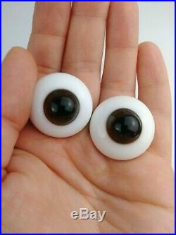 20 PAIR Vintage Paperweight Solid Glass Doll Eyes Lot Doll Parts Doll Repair