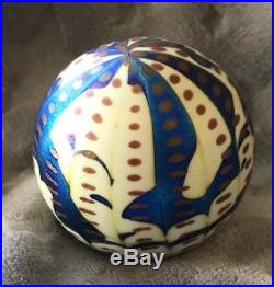 2 Vintage 1974 Early Steven Smyers Paperweights Artist Signed N Star G