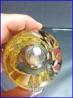 3 END OF DAY Glass Paperweight WHEATIE PENNY! Frit Glass ANTIQUE or VINTAGE
