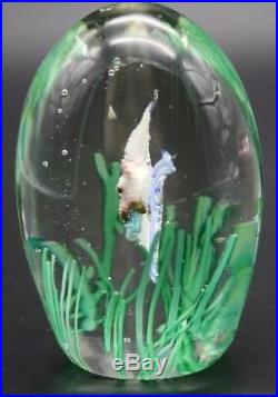 ALLURING Magnum Size Vintage MURANO FISH Aquarium ART Glass PAPERWEIGHT