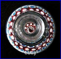 A Beautiful Vintage Inkwell Paperweight With Stunning Millefiori
