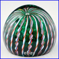 A Strathearn Twisted Ribbons Paperweight 1973