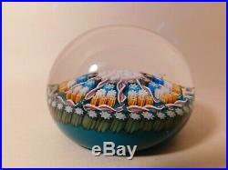 A Wonderful & SCARCE Perthshire PP1 Art Glass Paperweight with Signature P Cane