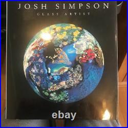 Amazing 5.25 Josh Simpson Mega Planet Art Glass Paperweight- Beautiful Details