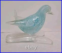 Amazing Lot 5 Vintage Murano Italian Art Glass Bird Paperweights