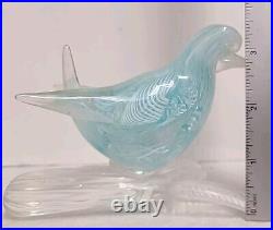 Amazing Lot 5 Vintage Murano Italian Art Glass Bird Paperweights