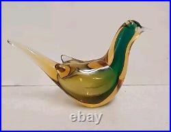 Amazing Lot 5 Vintage Murano Italian Art Glass Bird Paperweights