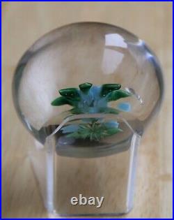 Antique Baccarat Double Blue Clematis Paperweight c. 1850