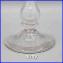 Antique Millville Wig Holder Glass Art Footed Paperweight Pedestal Tutti Frutti