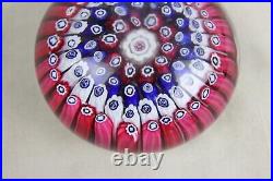 Antique Old English Arculus Walsh Walsh Concentric Millefiori Glass Paperweight