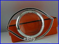 Authentic Vintage Hermes Eye Of Cleopatra Magnifying Glass Paperweight