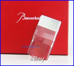 Baccarat France Paperweight Or Display Clear Crystal Signed Vintage France Box