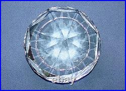 Beautiful Huge Full Faceted Crystal Glass Shannon Diamond Paperweight