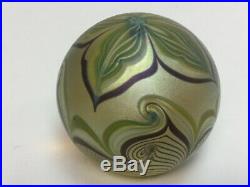 Beautiful Large Vintage Orient And Flume Paperweight, 1979, signed