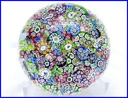 Beautiful Vintage 1979 Perthshire Paperweight PP19 Ltd Ed Colorful End of Day
