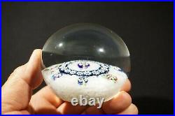 Beautiful Vintage Caithness Laticino Paperweight In Original Box