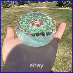 Beautiful Vintage Glass Paperweight