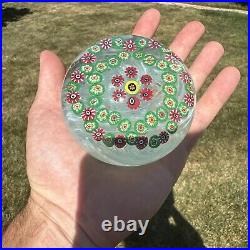 Beautiful Vintage Glass Paperweight