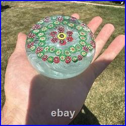 Beautiful Vintage Glass Paperweight