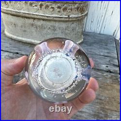 Beautiful Vintage Glass Paperweight