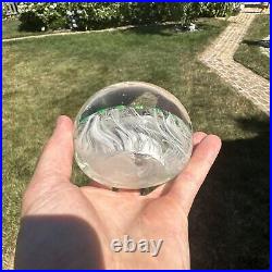 Beautiful Vintage Glass Paperweight