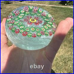 Beautiful Vintage Glass Paperweight