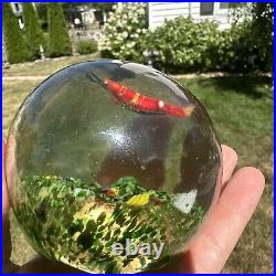 Beautiful Vintage Glass Paperweight