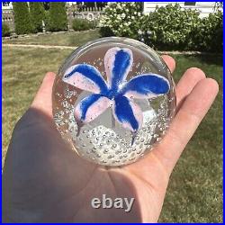 Beautiful Vintage Glass Paperweight