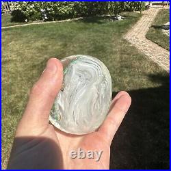 Beautiful Vintage Glass Paperweight