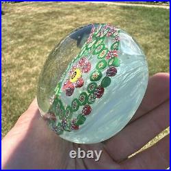 Beautiful Vintage Glass Paperweight