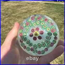 Beautiful Vintage Glass Paperweight