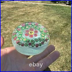 Beautiful Vintage Glass Paperweight