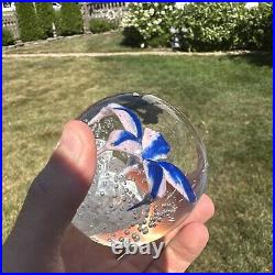 Beautiful Vintage Glass Paperweight