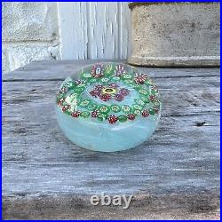 Beautiful Vintage Glass Paperweight