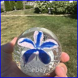 Beautiful Vintage Glass Paperweight