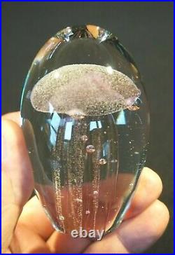 Beautiful Vintage Glow in the dark Jellyfish Paperweight