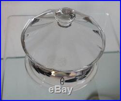 Beautiful Vintage Signed Baccarat Swirling Merry Go Round Airplanes Paperweight