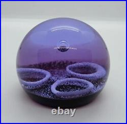 Caithness Glass Scotland 1981 Vintage Paperweight Lunar 3 Limited Edition