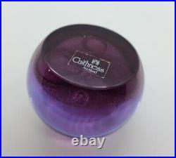 Caithness Glass Scotland 1981 Vintage Paperweight Lunar 3 Limited Edition