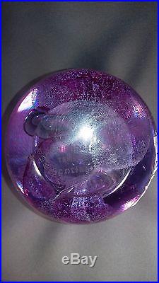 Caithness Paperweight. Vintage, Signed & Named Ltd edition. Named'Tempest