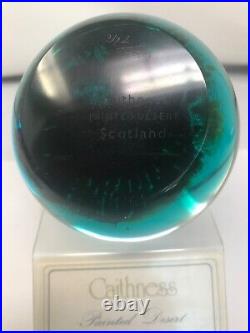 Caithness Scottish Glass Paperweight Painted Desert Estate Sale
