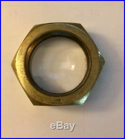 Carl Aubock Vintage Nut Paperweight Magnifying Glass