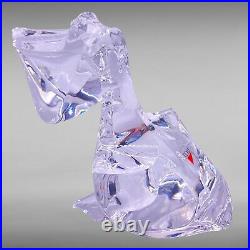 Colle Vilca Italian Art Glass 24 Crystal Pelican Figurine Paperweight 4T 6W