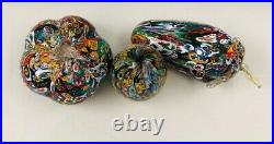 Collection of Three Vintage Murano Millifore Paperweights