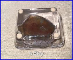 Daum France Vintage Pate De Verre Glass Fish Paperweight