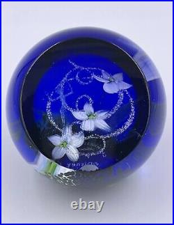 Disney CAITHNESS Glass Fantasia Floral Awakening Fairy Paperweight Limited Ed