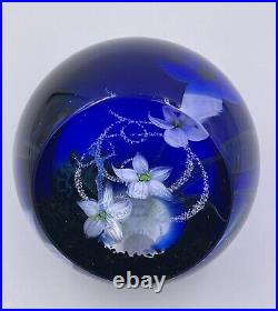 Disney CAITHNESS Glass Fantasia Floral Awakening Fairy Paperweight Limited Ed