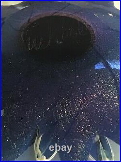 Eickholt Studio Art Glass Signed Moon Jellyfish Sea Anemone Paperweight Large